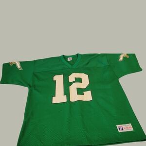 Green Football Jersey with Number 12